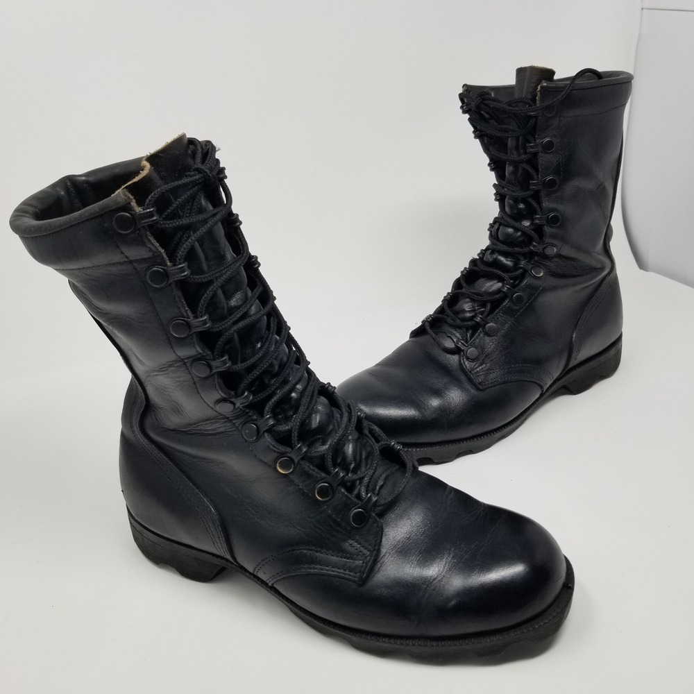 Vintage Altama Ro-Search Boots Mens Size 7.5W Black Combat Military USA 1987